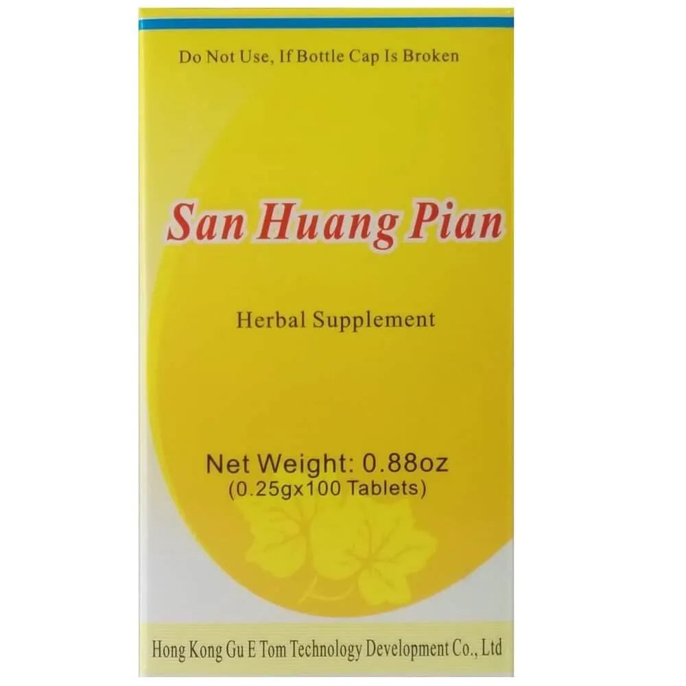 San Huang Pian (100 Tablets) - Buy at New Green Nutrition