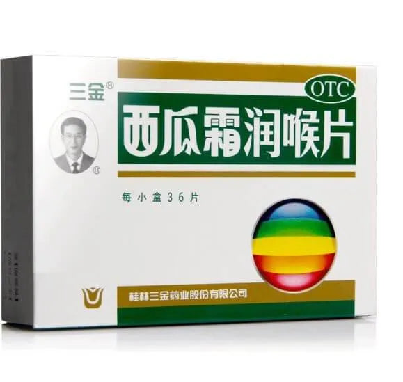 Sanjin Watermelon Frost Lozenges for Dry Throat (36 Tablets) - Buy at New Green Nutrition