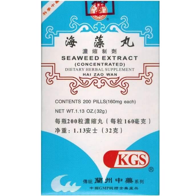 Seaweed Extract, Hai Zao Wan (200 Pills) - Buy at New Green Nutrition