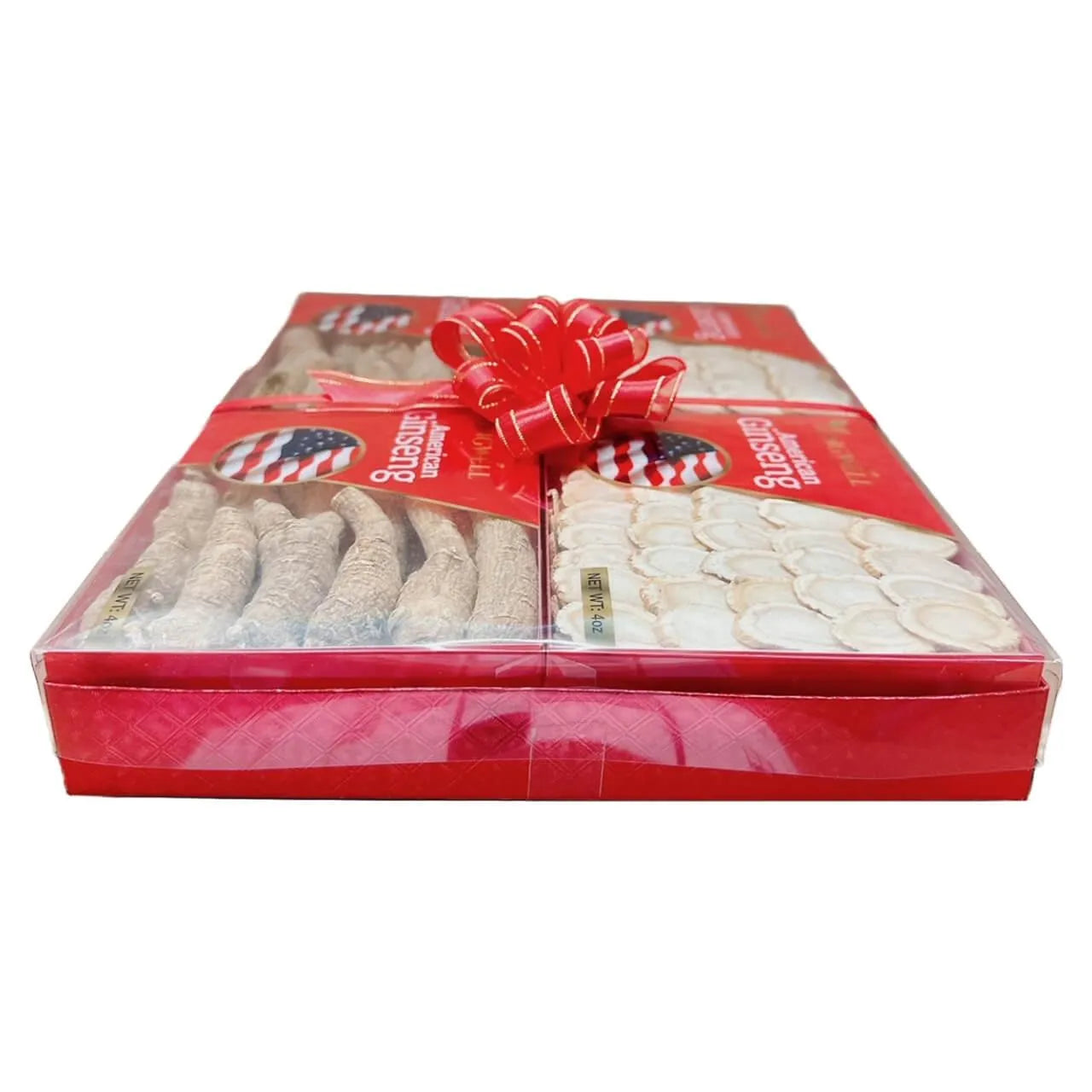 Selected Ginseng Gift Box Set - Ginseng Slice + Large Medium Short Root - Buy at New Green Nutrition