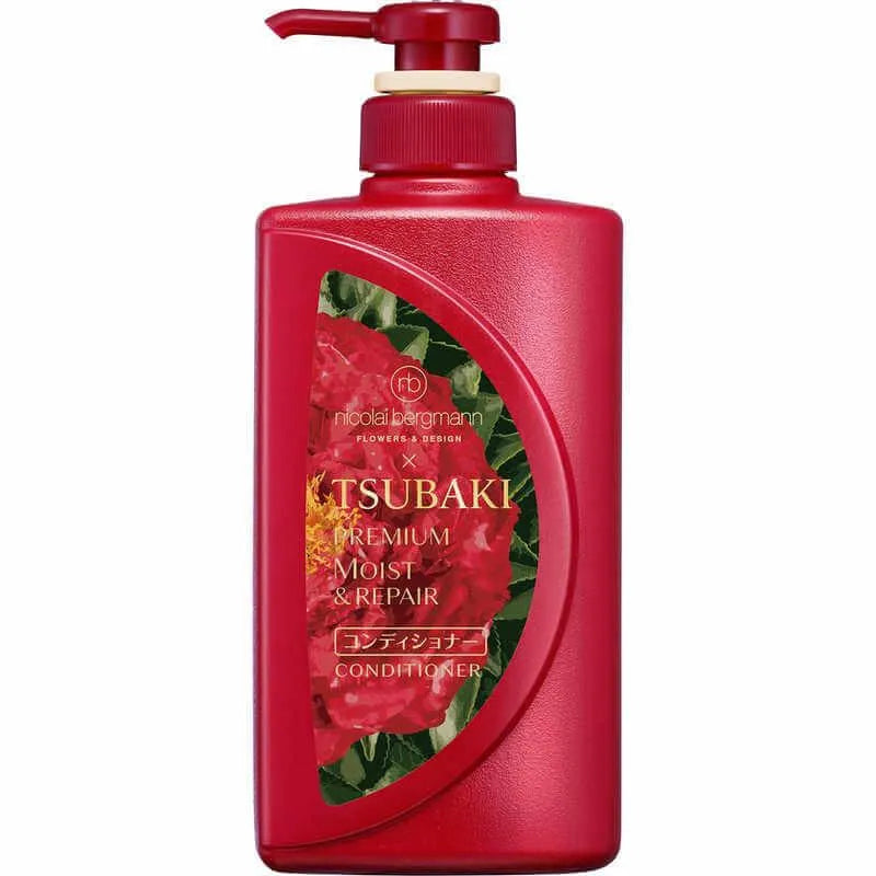 Shiseido Tsubaki Premium Moist Hair & Repair Care Set, Shampoo (490ml) & Conditioner (490ml) Limited Edition - Buy at New Green Nutrition