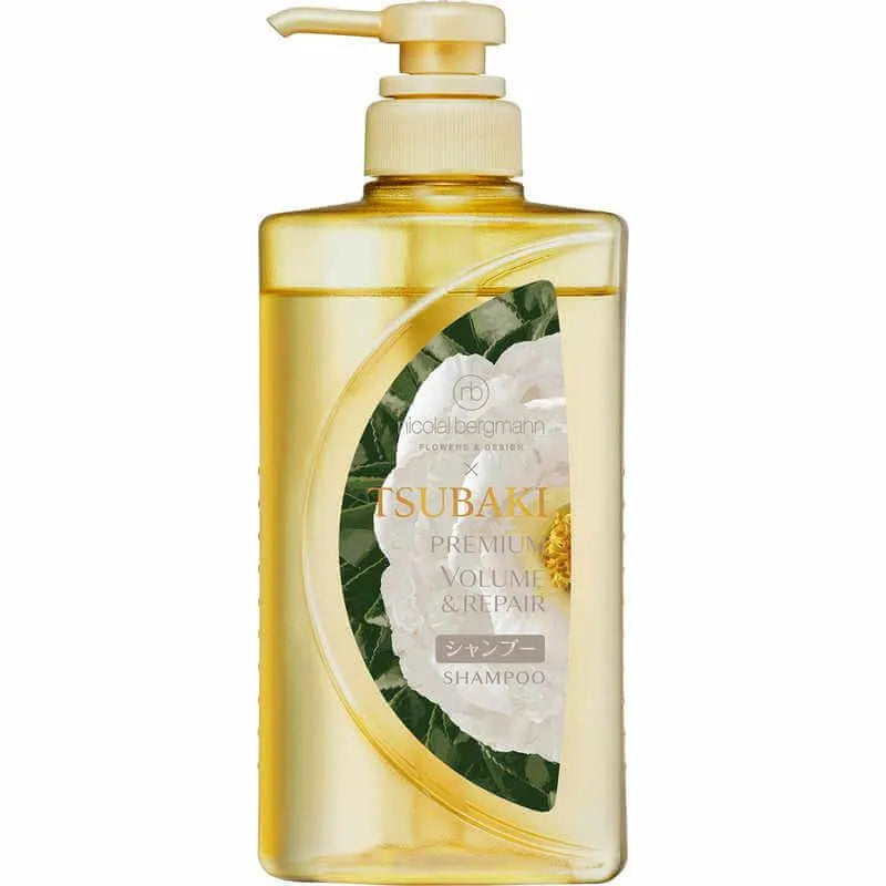 Shiseido Tsubaki Premium Volume & Repair Care Set, Shampoo (490ml) & Conditioner (490ml) Limited Edition - Buy at New Green Nutrition