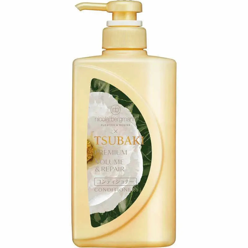 Shiseido Tsubaki Premium Volume & Repair Care Set, Shampoo (490ml) & Conditioner (490ml) Limited Edition - Buy at New Green Nutrition
