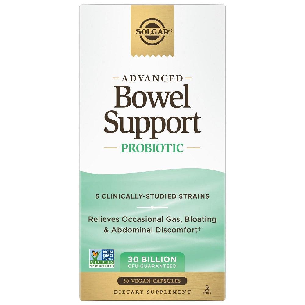 Solgar Advanced Bowel Support Probiotic (30 Vegan Capsule) - Buy at New Green Nutrition