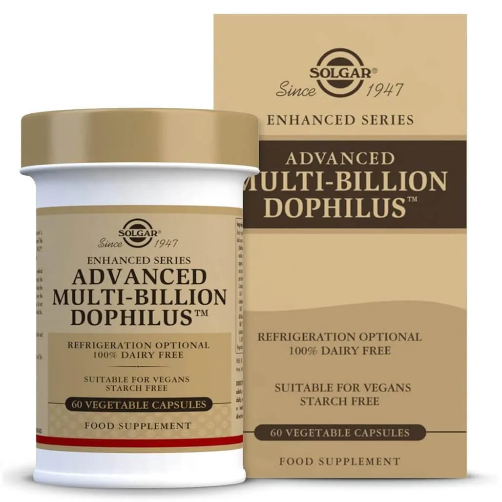 Solgar Advanced Multi-Billion Dophilus (60 Vegetable Capsules) - Buy at New Green Nutrition