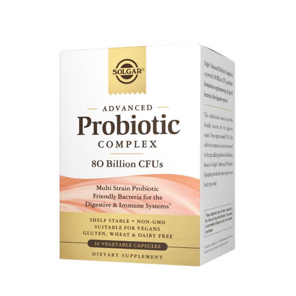 Solgar Advanced Probiotic Complex 80 Billion (30 Veggie Capsules) - Buy at New Green Nutrition