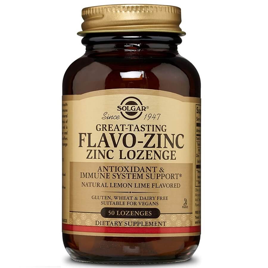 Solgar Flavo-Zinc Lozenge, Lemon Lime Flavor (50 Lozenges) - 2 Bottle - Buy at New Green Nutrition