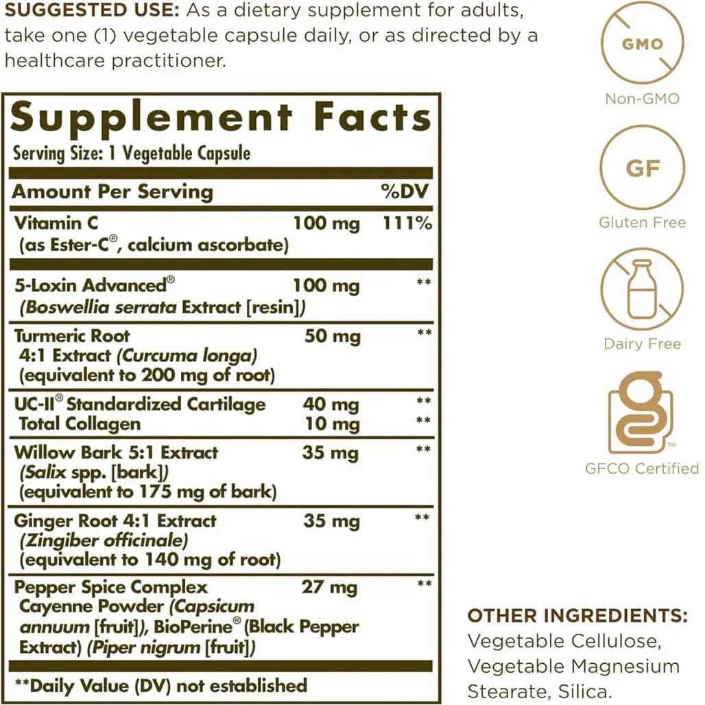 Solgar No. 7 Joint Support (60 Vegetable Capsules) - Buy at New Green Nutrition