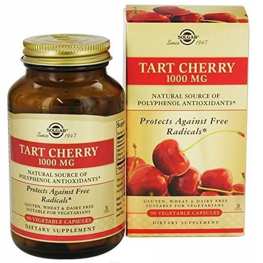 Solgar Tart Cherry 1000 MG (90 Vegetable Capsules) - Buy at New Green Nutrition