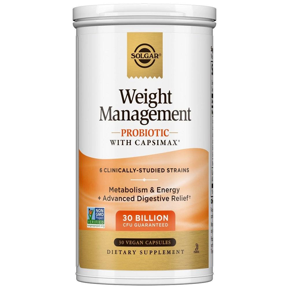 Solgar Weight Management Probiotic (30 Vegan Capsule) - Buy at New Green Nutrition