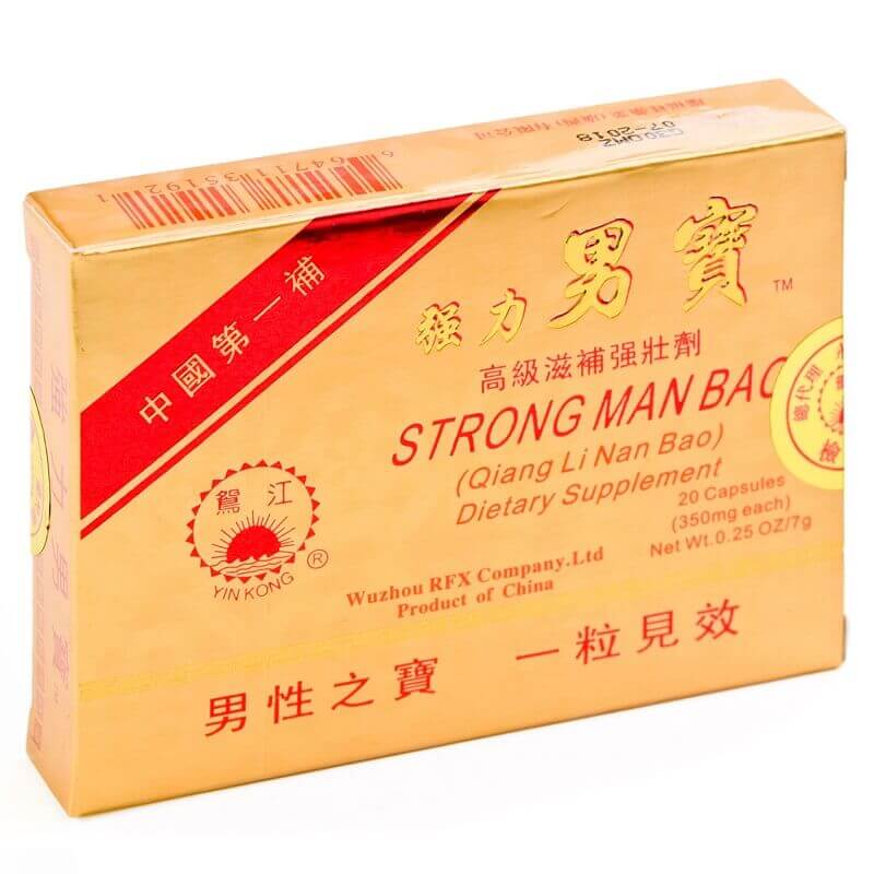 Strong Man Bao, Qiang Li Nan Bao (20 Capsules) - Buy at New Green Nutrition