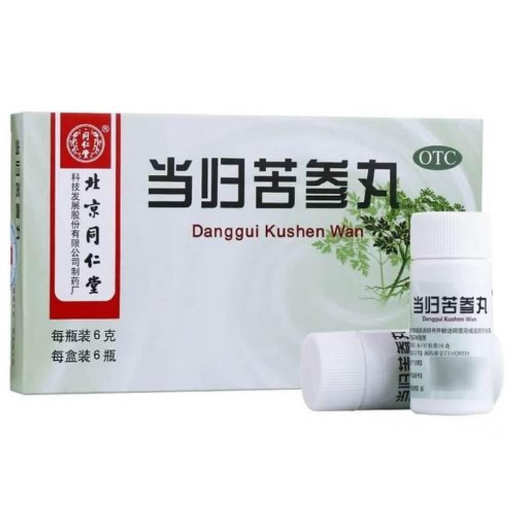 Tong Ren Tang Danggui Kushen Wan 6 Grams (6 Bottles) - Buy at New Green Nutrition