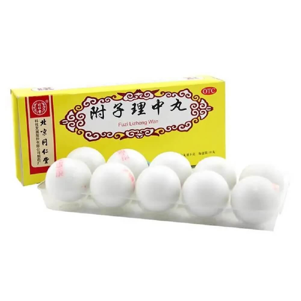 Tong Ren Tang Fu Zi Li Zhong Wan 9 Grams (10 Pills) - Buy at New Green Nutrition