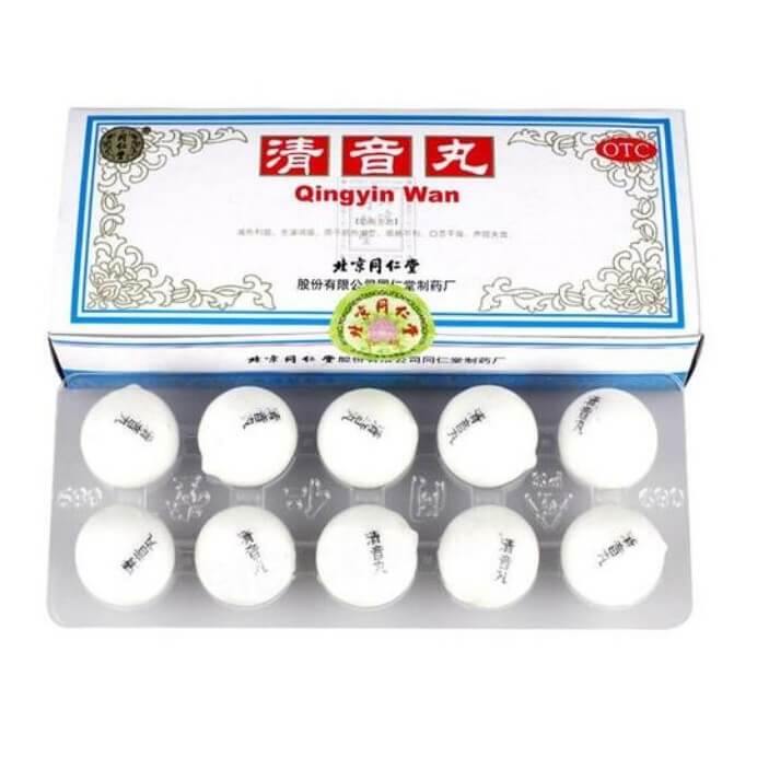 Tong Ren Tang Qingyin Wan, Sore Throat & Voice Support (3G X 10 Pills) - Buy at New Green Nutrition