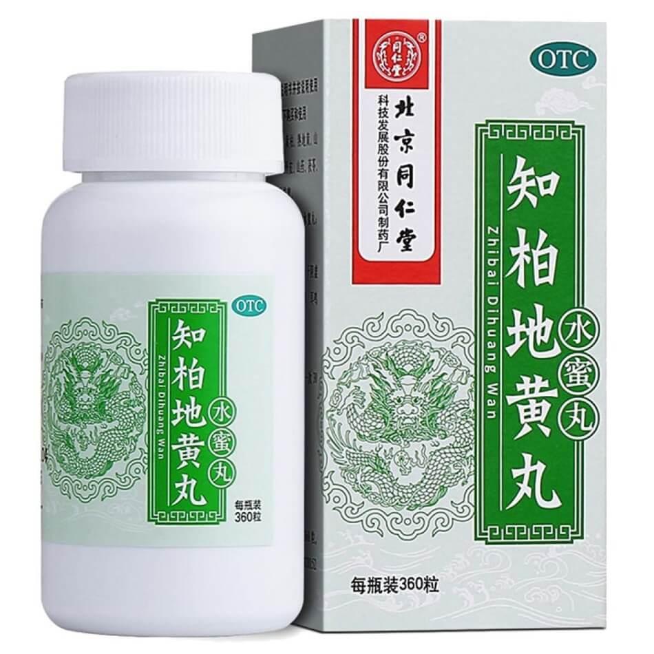 Tong Ren Tang Zhi Bai Di Huang Wan (360 Pills) - Buy at New Green Nutrition