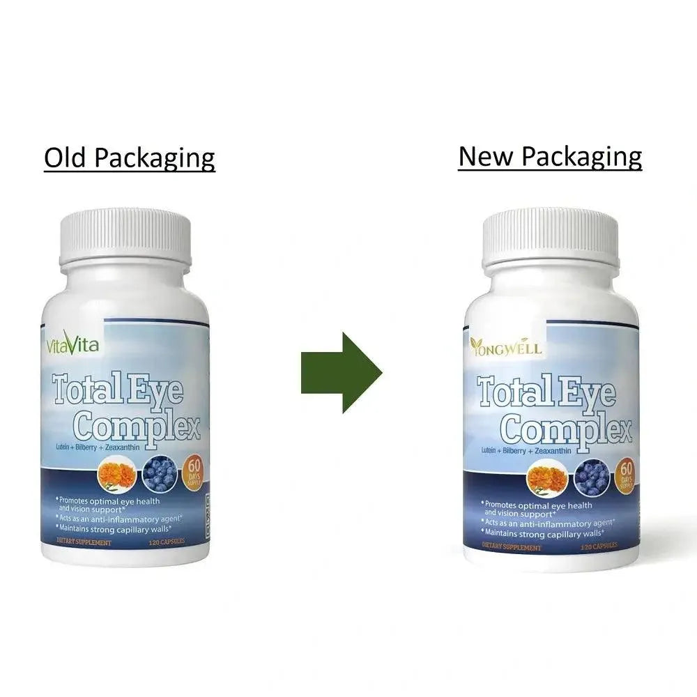 Total Eye Complex, Eye Vitamins with Lutein & Bilberry (120 Capsules) - Buy at New Green Nutrition