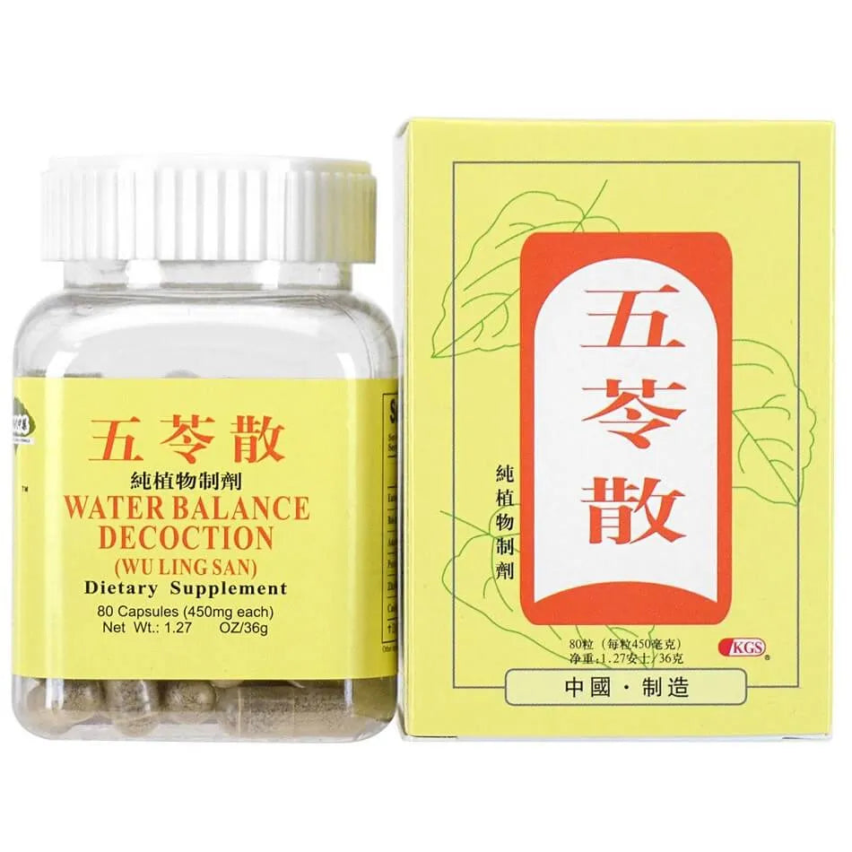 Water Balance Decoction, Wu Ling San (80 Capsules) - Buy at New Green Nutrition