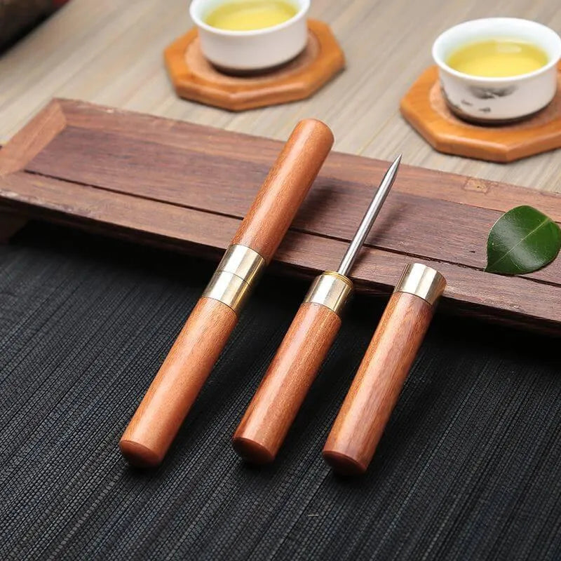 White Tea & Fermented Pu Erh Tea Cake Set (12.3oz) + Tea Knife Free - Buy at New Green Nutrition