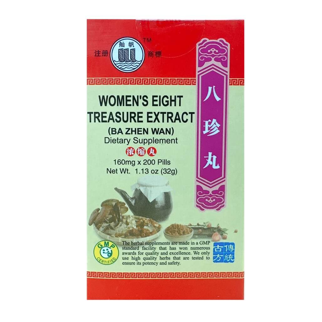 Women's Eight Treasure Extract (Ba Zhen Wan) Extra Concentrated (200 Pills) - Buy at New Green Nutrition