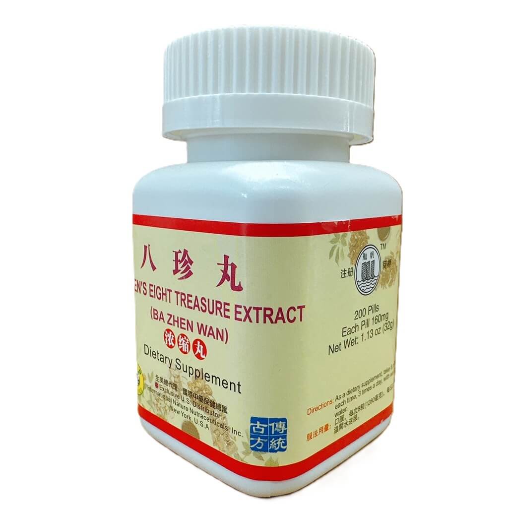 Women's Eight Treasure Extract (Ba Zhen Wan) Extra Concentrated (200 Pills) - Buy at New Green Nutrition