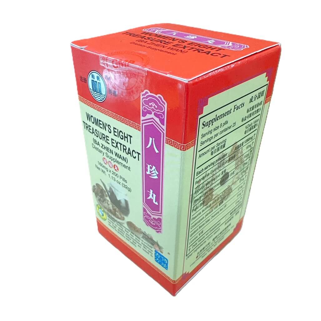 Women's Eight Treasure Extract (Ba Zhen Wan) Extra Concentrated (200 Pills) - Buy at New Green Nutrition