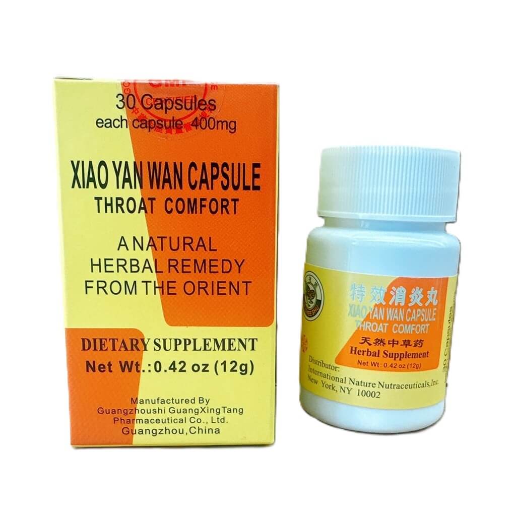 Xiao Yan Wan Capsules, Throat Comfort (30 Capsules)