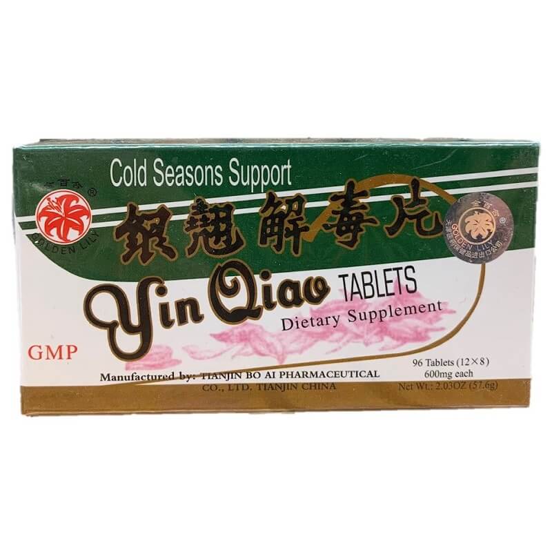 Yin Qiao, Yin Chiao Chieh Tu Pien, Extra Strength 600mg (96 Tablets) - 2 Bottles - Buy at New Green Nutrition