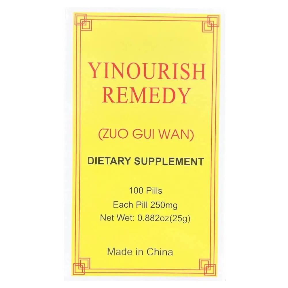 Yinourish Remedy, Zuo Gui Wan (100 Pills) - Buy at New Green Nutrition