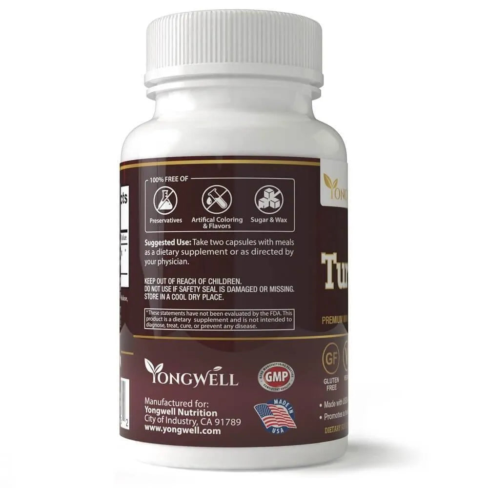 YongWell Turkey Tail, Premium Immune Support Mushroom (100 Veggie Capsules) - Buy at New Green Nutrition