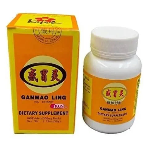 3 Bottles Gan Mao Ling, Cold Season Support (100 Tablets) - Buy at New Green Nutrition