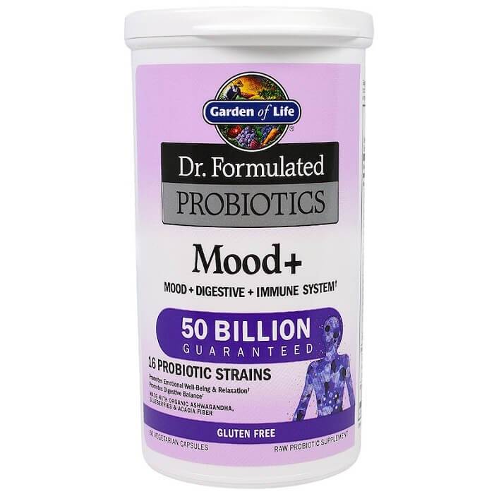 Garden of Life Dr. Formulated Probiotics Mood+ (60 Veggie Capsules) - Buy at New Green Nutrition